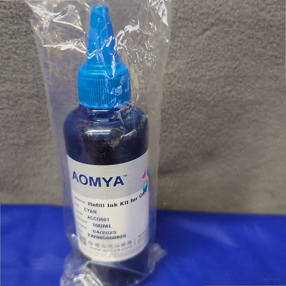 AOMYA Dye Ink For HPQ Cyan 100ml. Abhd001 New Sealed