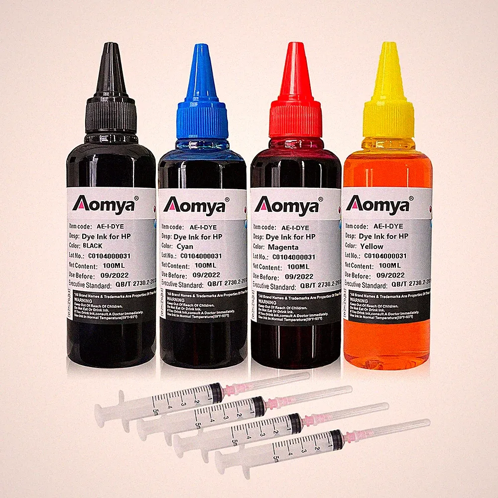 Aomya Ink Refill Kit 100Ml For Hp 67 61 65 60 62 63 910 920 901 902 93